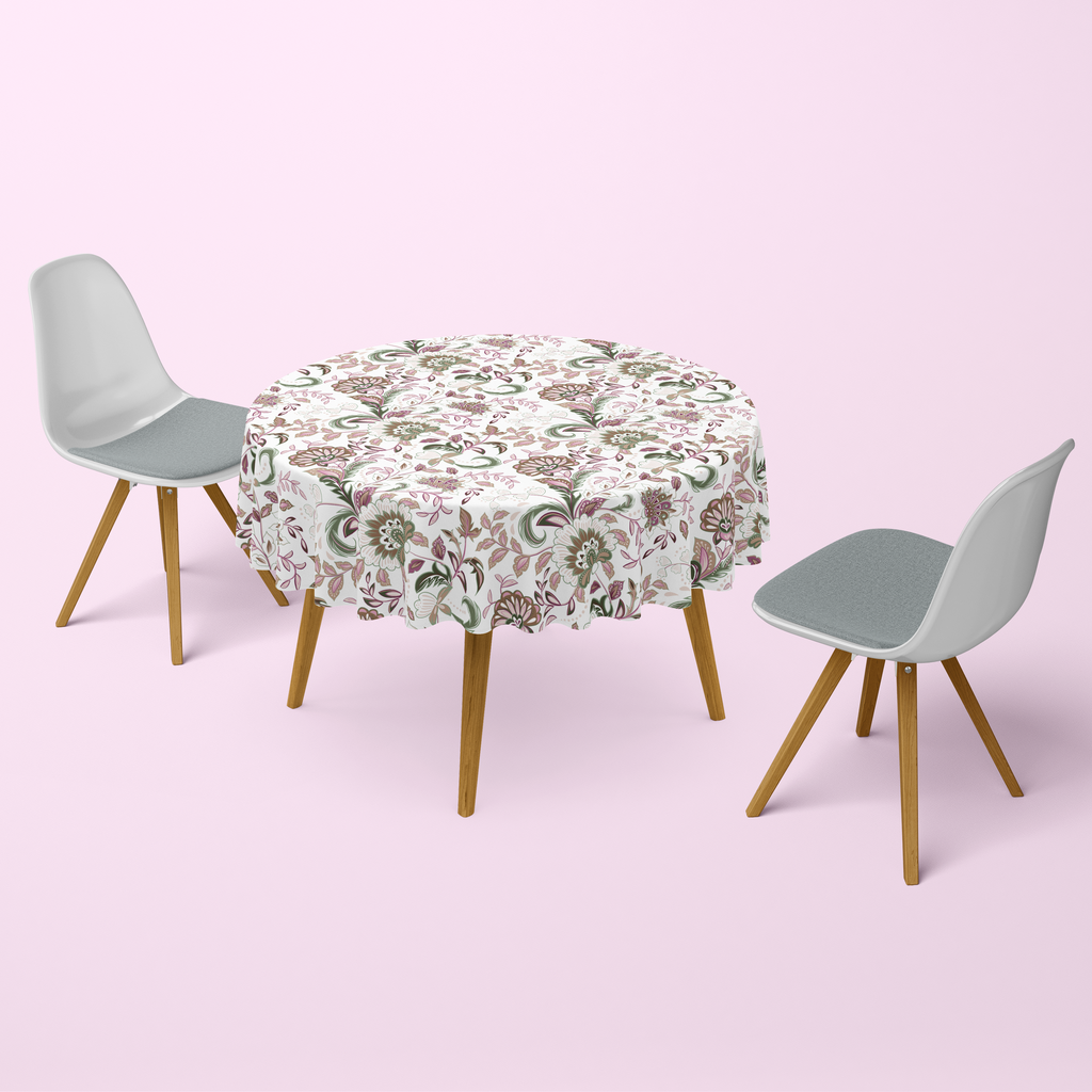 Nappe de table ronde Heather imprimé