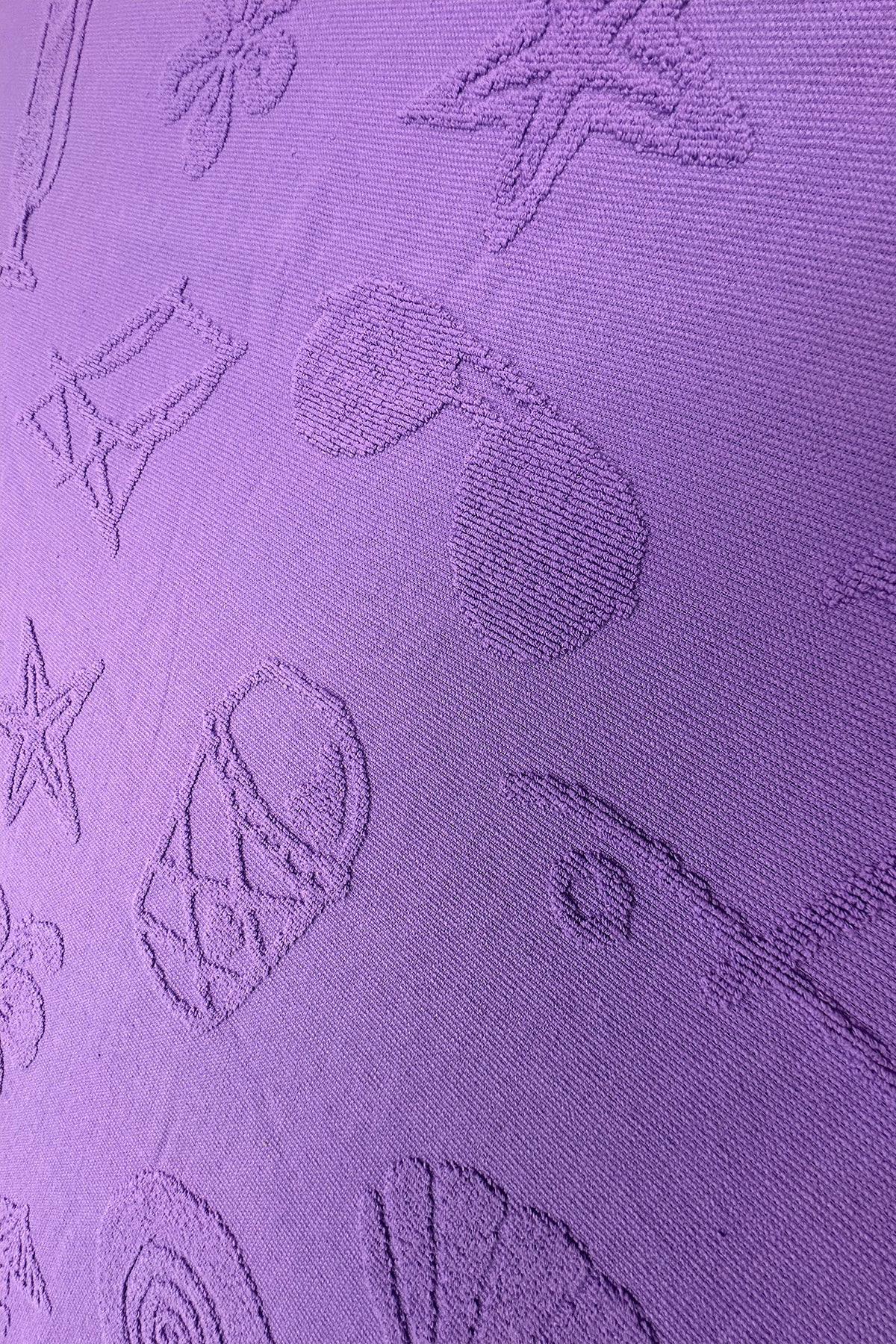 Serviette mauve 70 * 150cm