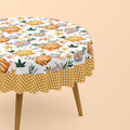 Nappe de table ronde citrouille 150cm imprimé