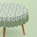 Nappe de table ronde Olive 150cm imprimé
