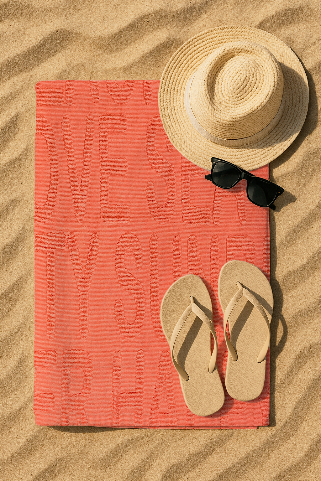 Serviette pèche 70 * 150cm