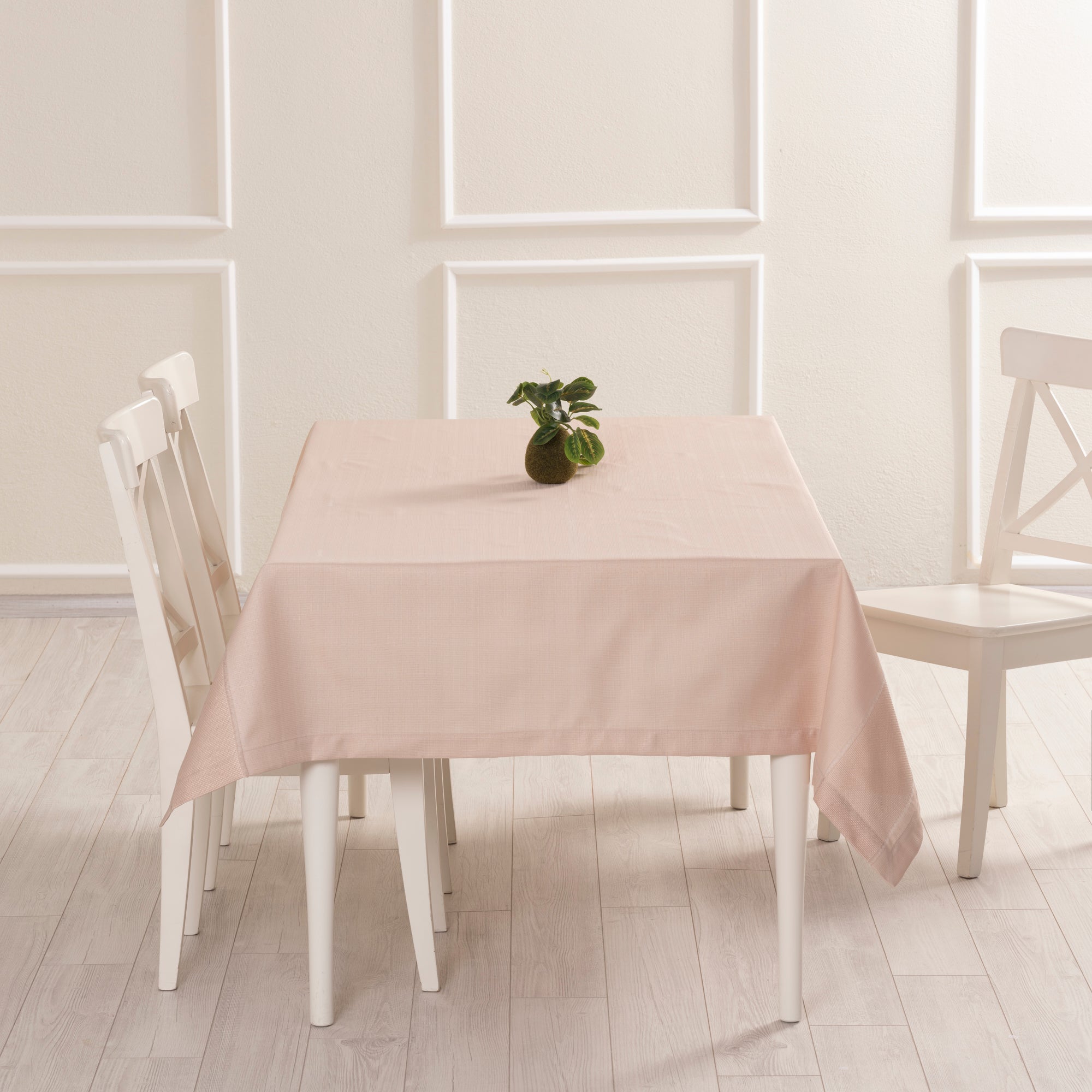 Nappe de table rectangulaire Nora Beige – 160×220 cm