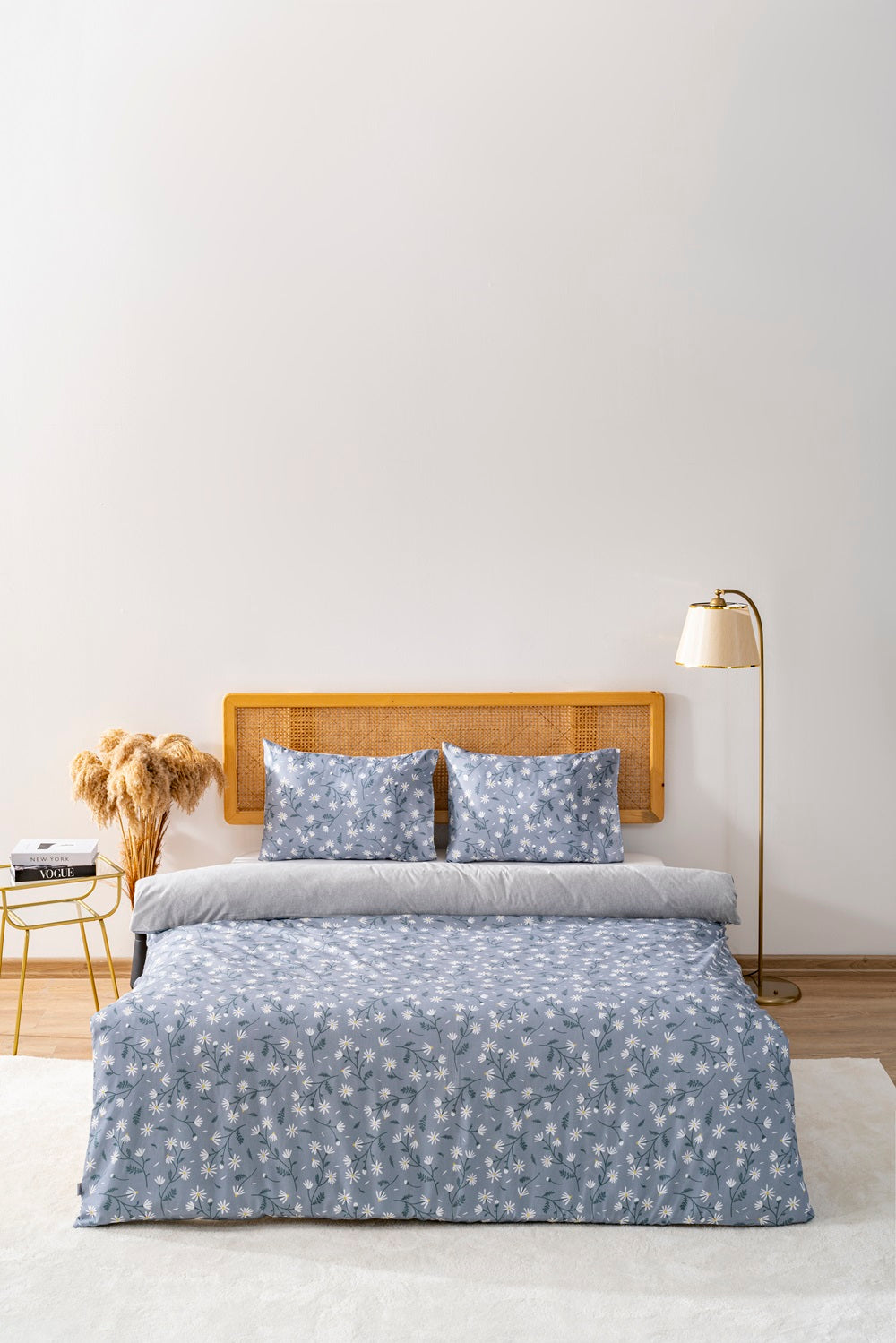 Ensemble de housse de couette double Gri papatyalar