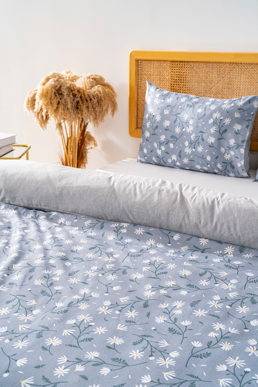 Ensemble de housse de couette double Gri papatyalar