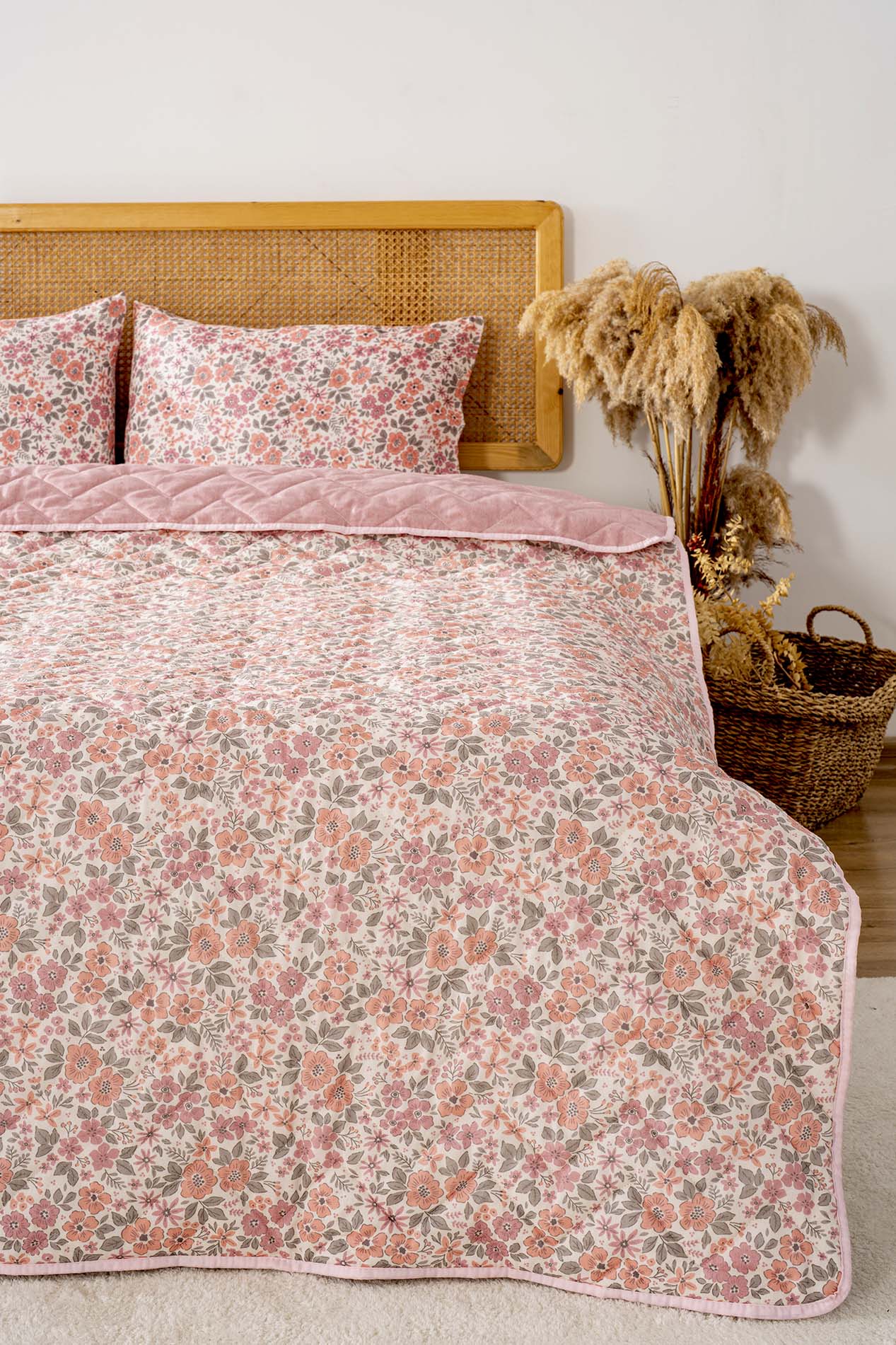 Ensemble de housse de couette double Pembe Bahar