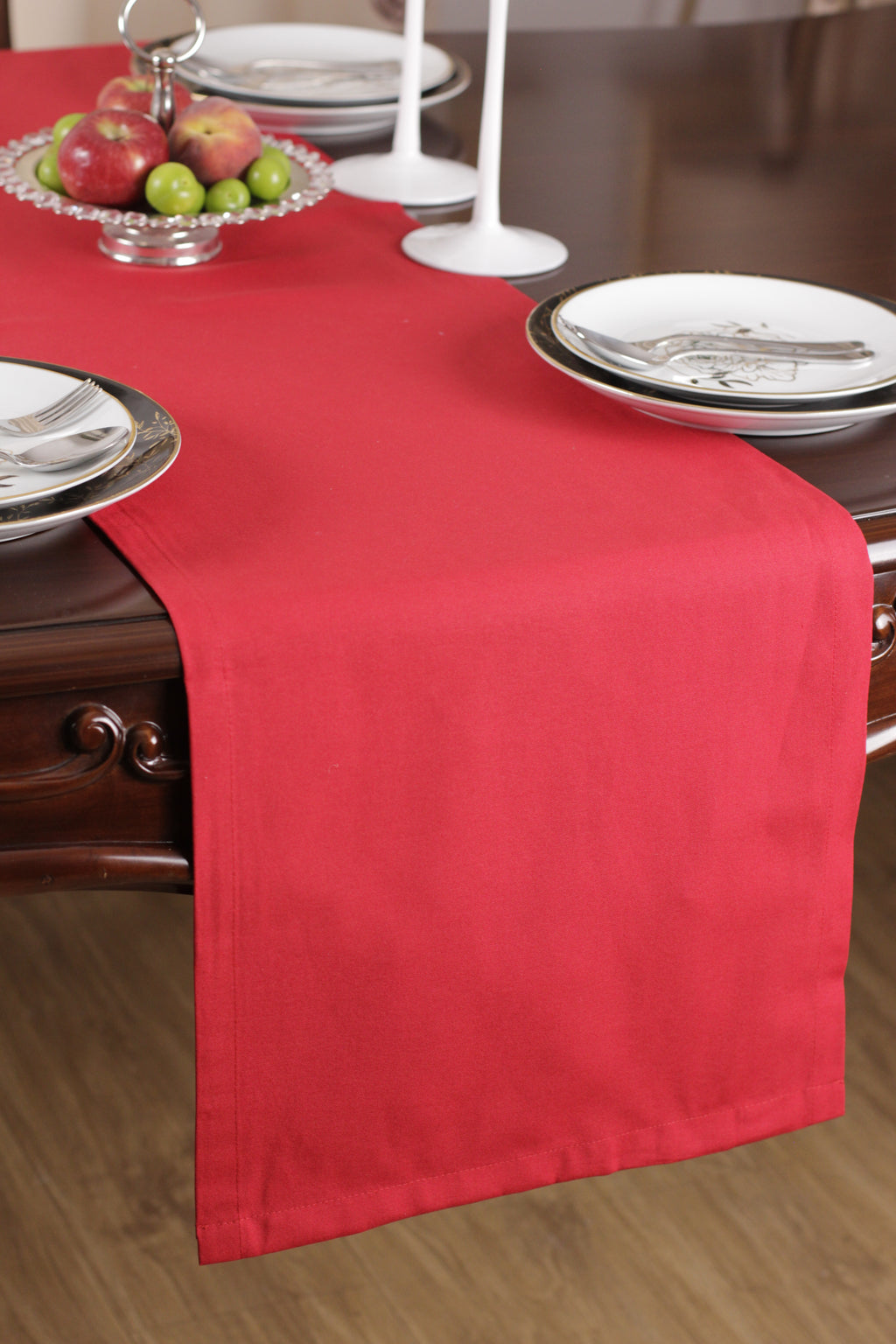 Chemin de table Polycoton Rouge 40*170cm