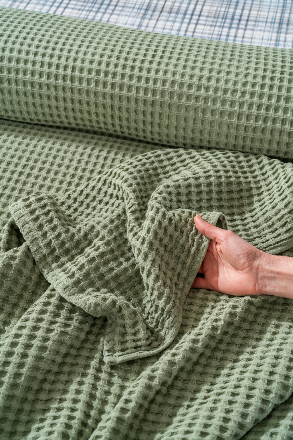 Parure de Piqué en Coton – 4 Pièces | Design Naturel & Moderne