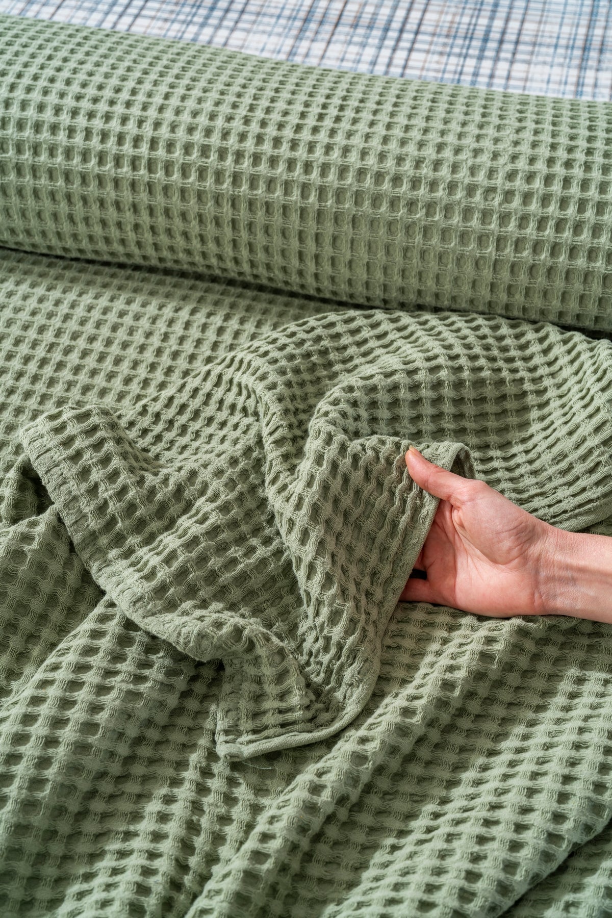 Parure de Piqué en Coton – 4 Pièces | Design Naturel & Moderne