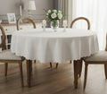 Nappe de table ronde Blanc cassé – 170 cm