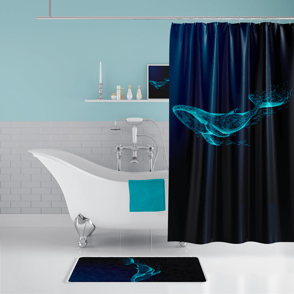 Rideau de Douche Phantom Imprimé Imperméable 180 * 200cm