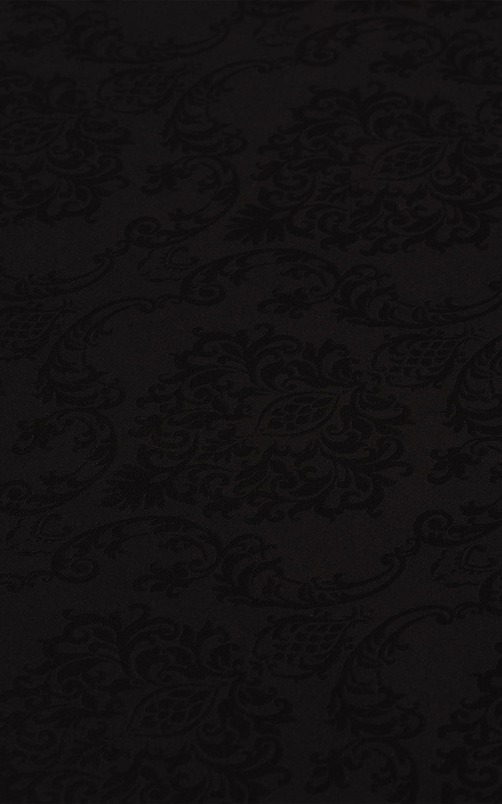 Nappe de table ronde – 160 cm en Jacquard Noir