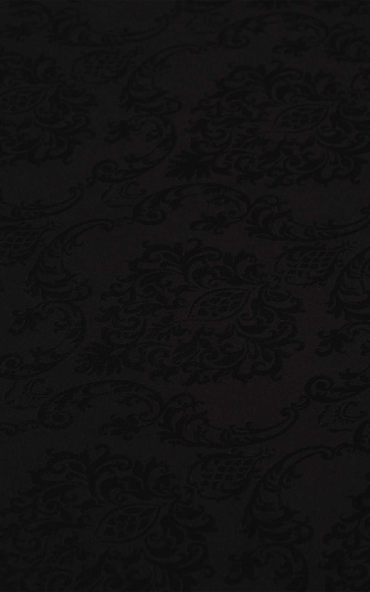 Nappe de table ronde – 160 cm en Jacquard Noir