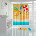 Rideau de Douche Summer Imprimé Imperméable 180 * 200cm