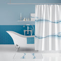Rideau de douche imprimé water drop imperméable 180 * 200cm