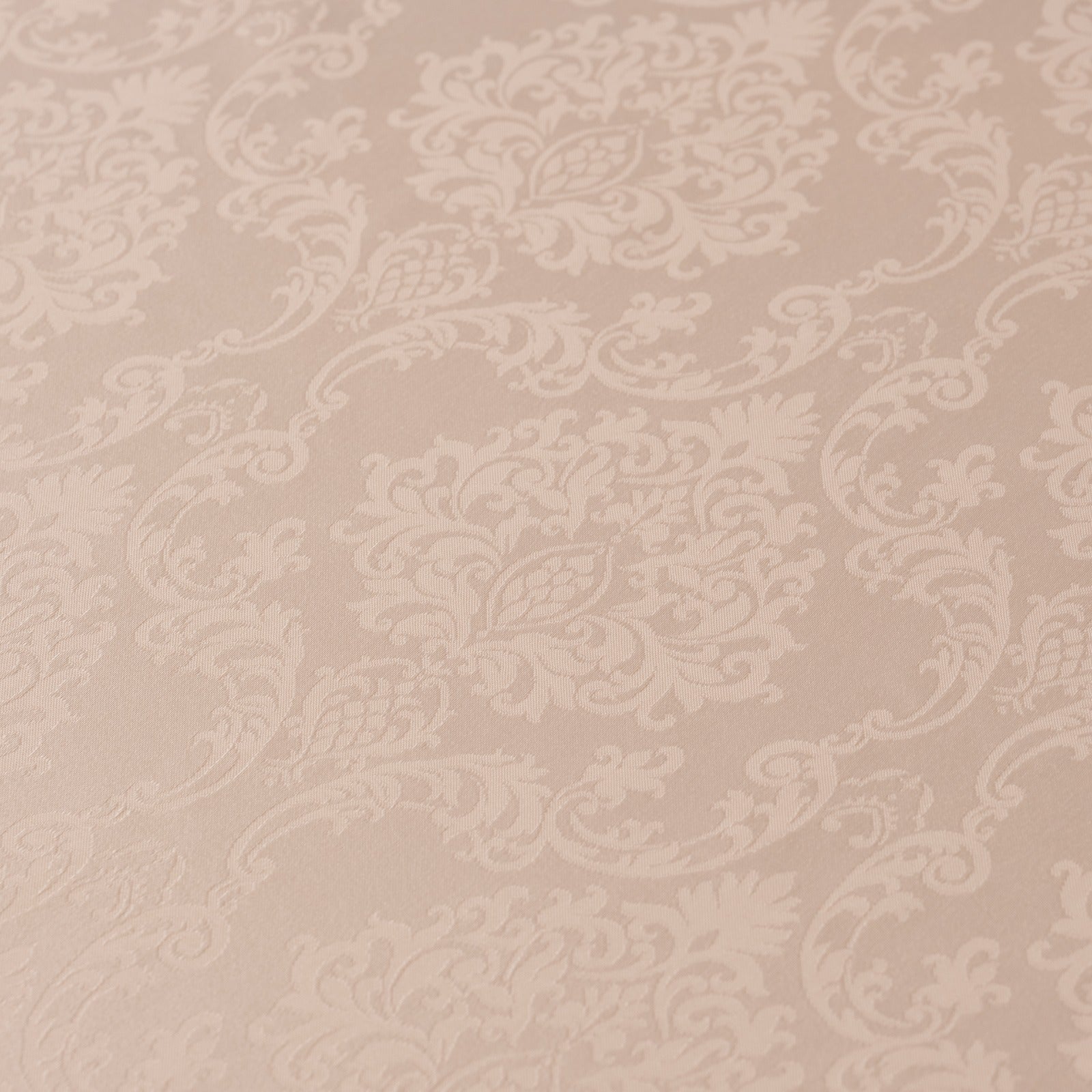 Nappe de table ronde – 160 cm en Jacquard Beige