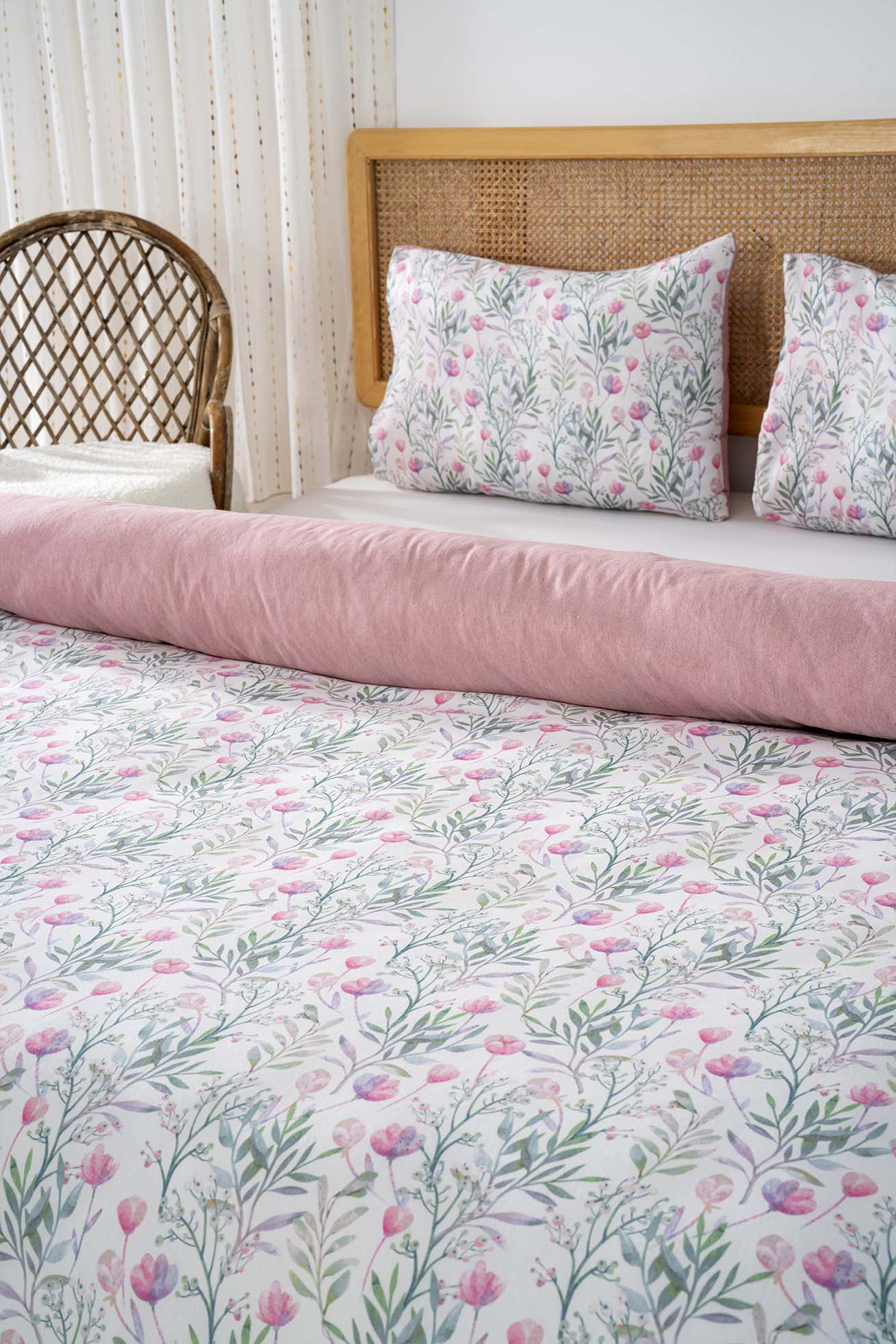 Ensemble de housse de couette double cherie