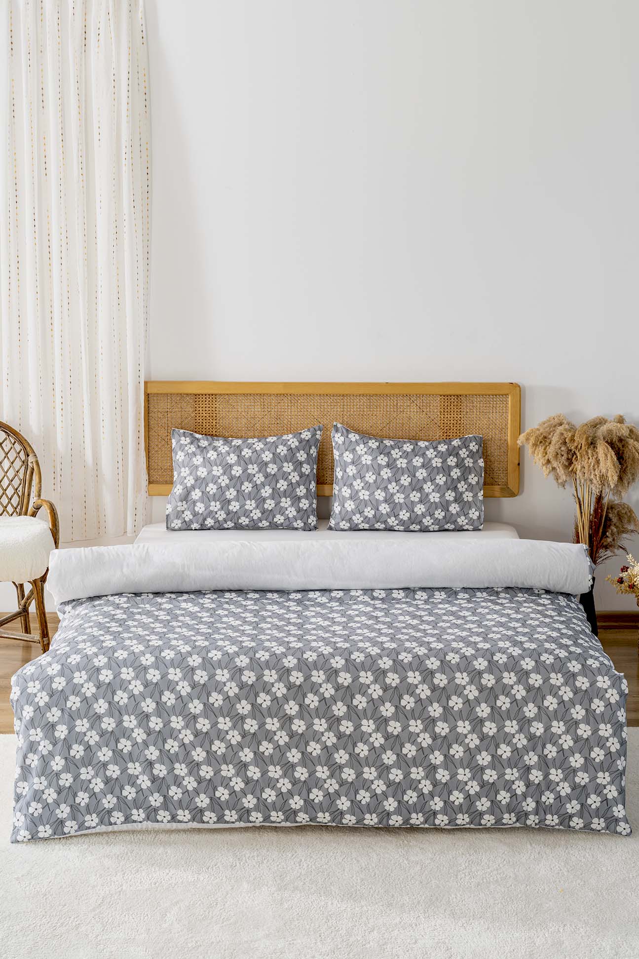 Ensemble de housse de couette double henna