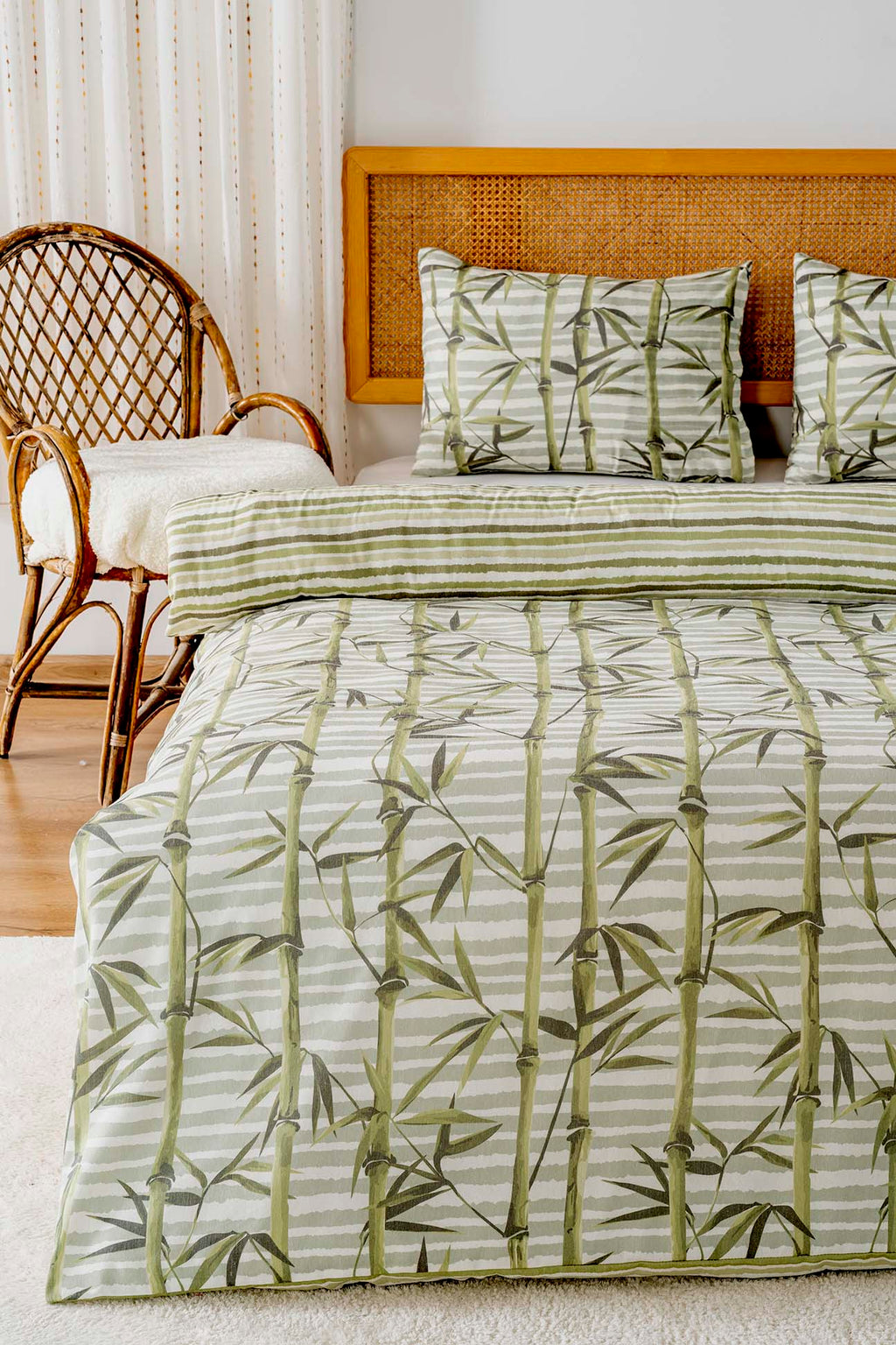 Ensemble de housse de couette double Bambu