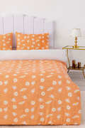 Ensemble de housse de couette double turuncu papatyalı