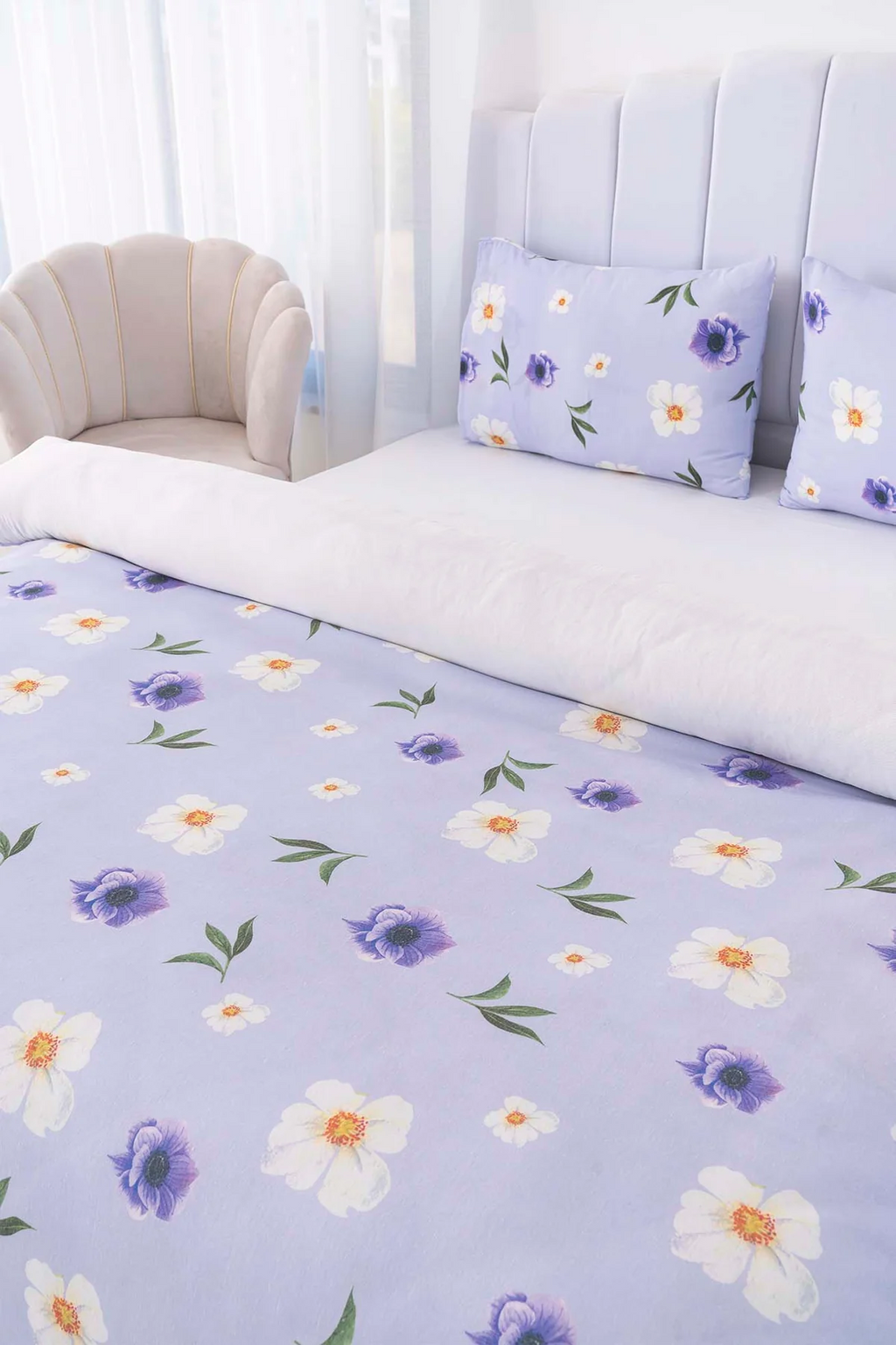 Ensemble de housse de couette double kır çiçekleri